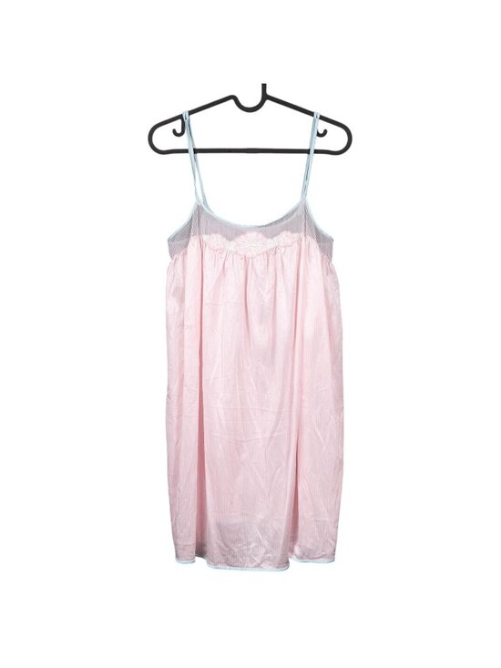 lorraine Other - Lorraine VTG Chemise S Womens Pink Blue Nightgown  Antron Nylon Embroidered